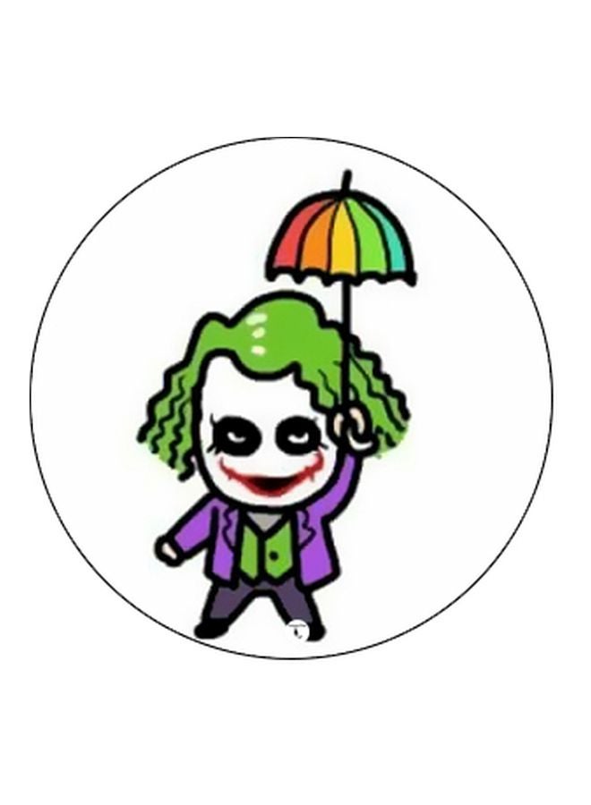 BP Joker Printed Pop Socket Phone Holder White/Green/Purple - Image 2