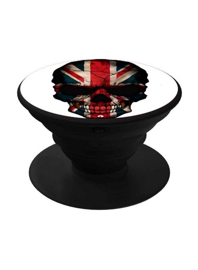 BP American Skull Printed Pop Socket Phone Holder Blue/Red/White - Image 1