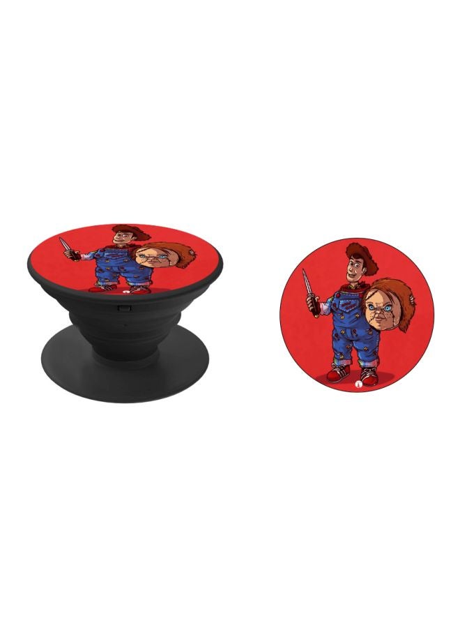 BP Sheriff Woody Printed Pop Socket Phone Holder Red/Blue/Brown - Image 2