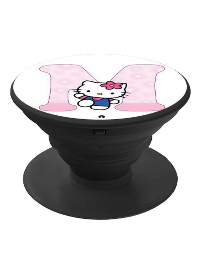 BP Hello Kitty Printed Pop Socket Phone Holder White/Pink/Black - Image 1