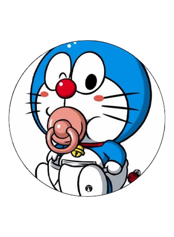 BP Doraemon Printed Pop Socket Phone Holder Blue/White/Black - Image 2