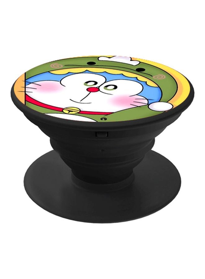 BP Doraemon Printed Pop Socket Phone Holder Green/Blue/Black - Image 1