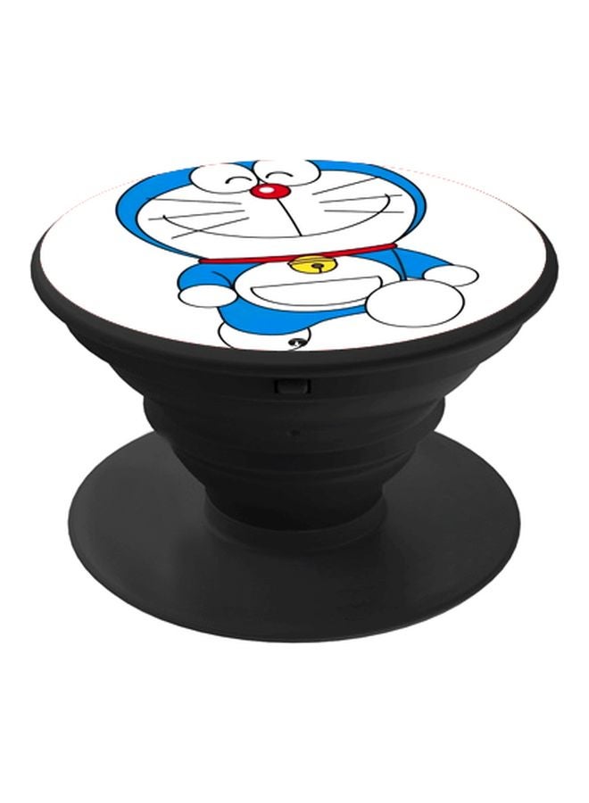 BP Doraemon Printed Pop Socket Phone Holder White/Blue/Black - Image 1