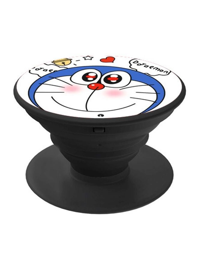 BP Doraemon Printed Pop Socket Phone Holder White/Blue/Black - Image 1