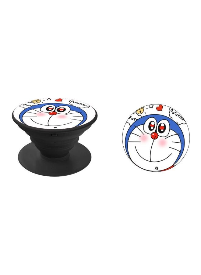 BP Doraemon Printed Pop Socket Phone Holder White/Blue/Black - Image 2