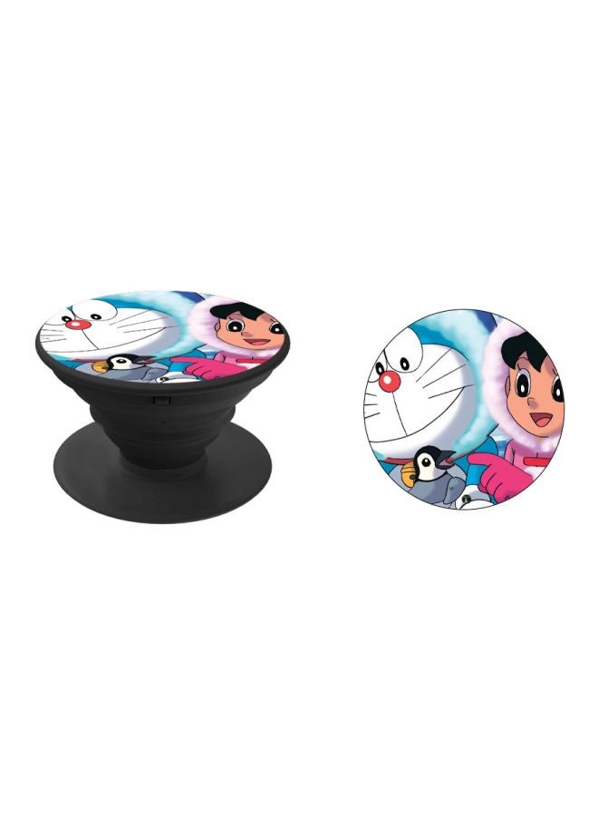 بي بي حامل هاتف بوب سوكيت بطبعة من مسلسل "Doraemon" أبيض/أزرق/أسود/أصفر - Image 2