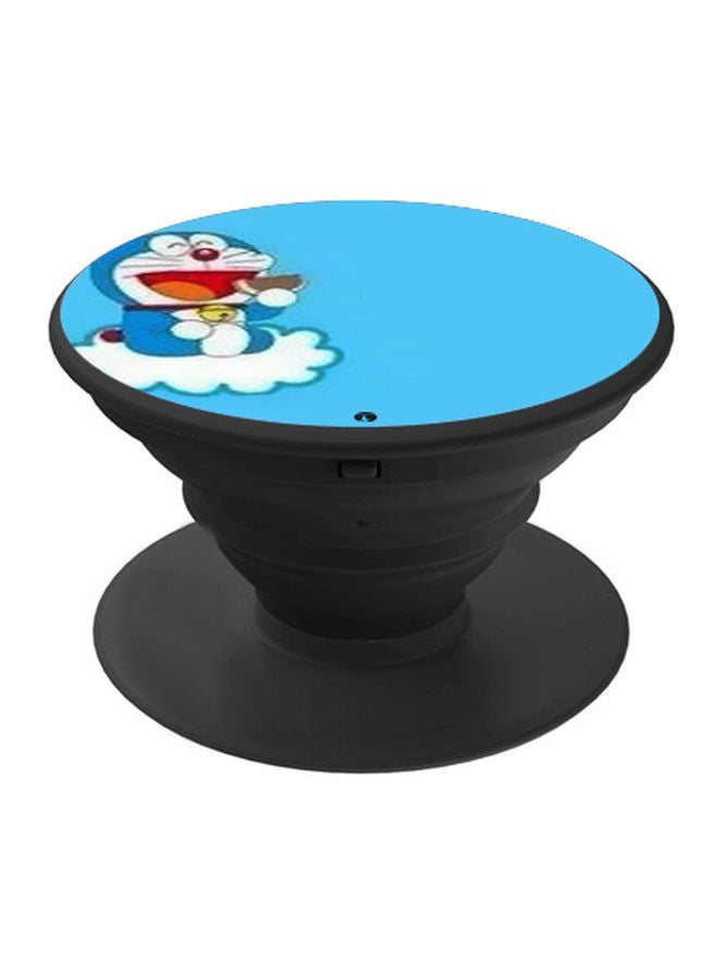 BP Doraemon Printed Pop Socket Phone Holder Blue/White/Black - Image 1