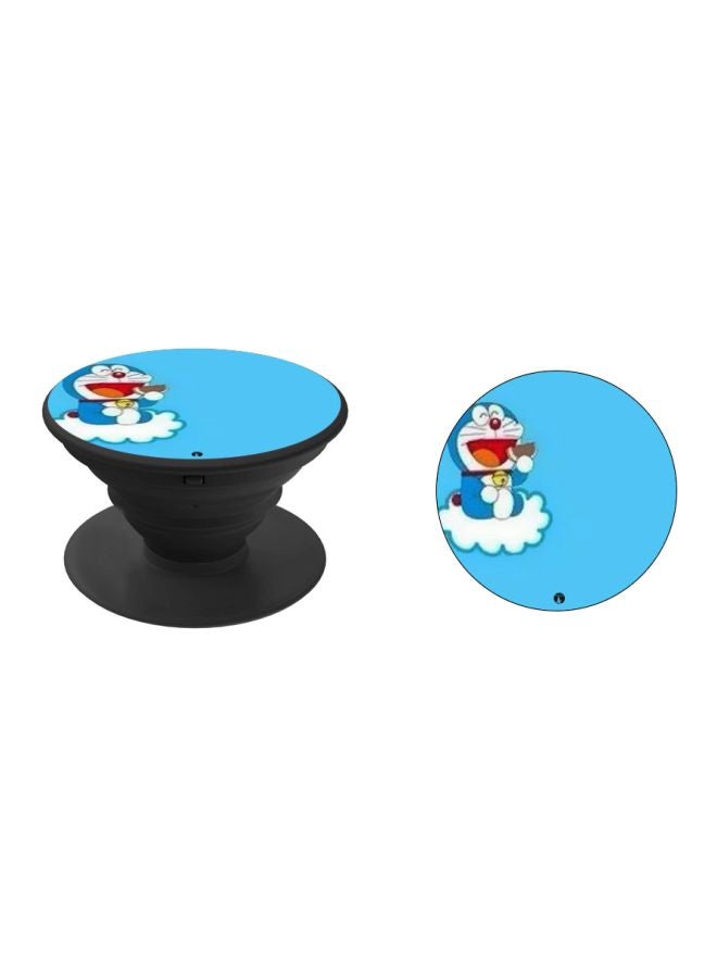 BP Doraemon Printed Pop Socket Phone Holder Blue/White/Black - Image 2