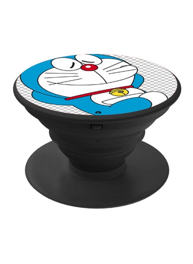 BP Doraemon Printed Pop Socket Phone Holder Blue/White/Black - Image 1