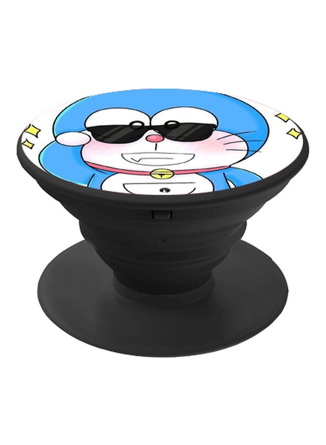 BP Doraemon Printed Pop Socket Phone Holder Blue/White/Black - Image 1