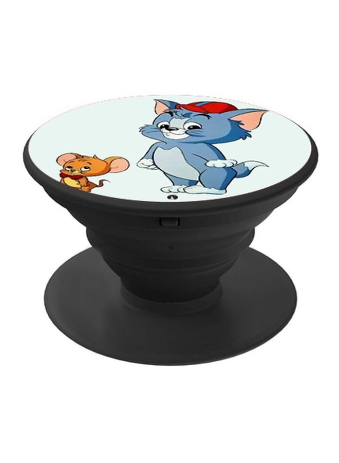 BP Tom And Jerry Printed Pop Socket Phone Holder Blue/Brown/Black - Image 1