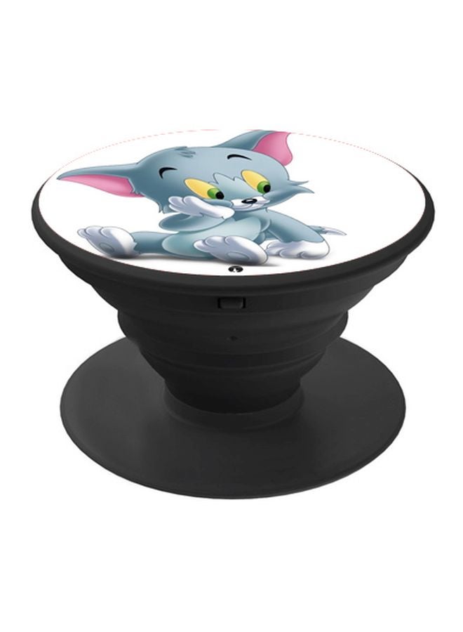BP Tom Cat Printed Pop Socket Phone Holder White/Grey/Black - Image 1