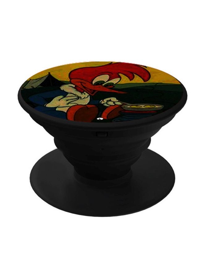 BP Cartoon Printed Pop Socket Phone Holder Red/Yellow/Green - Image 1