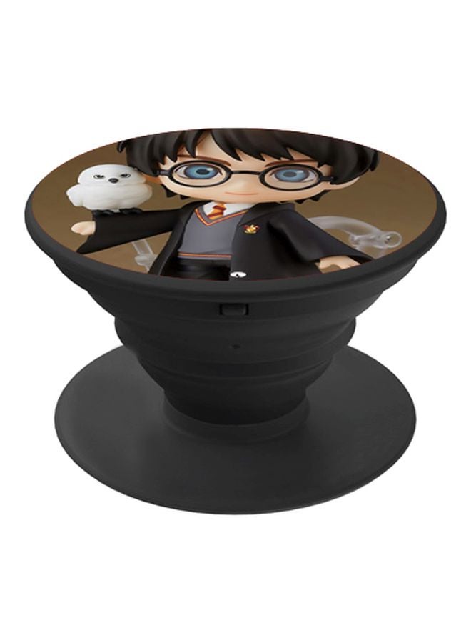 BP Printed Pop Socket Phone Holder Black/Brown/White - Image 1