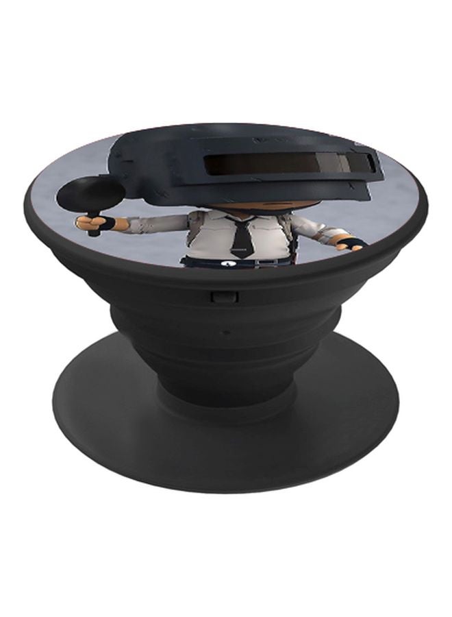 BP PUBG Printed Pop Socket Phone Holder Black/Grey/White - Image 1