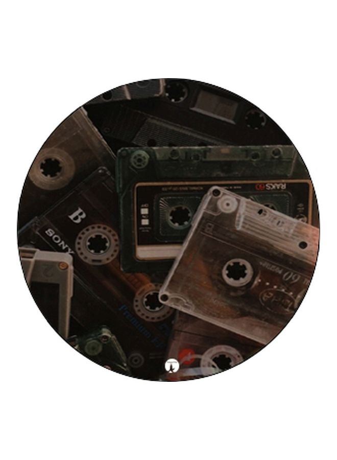 BP Cassettes Printed Pop Socket Phone Holder Black/Brown/Beige - Image 2