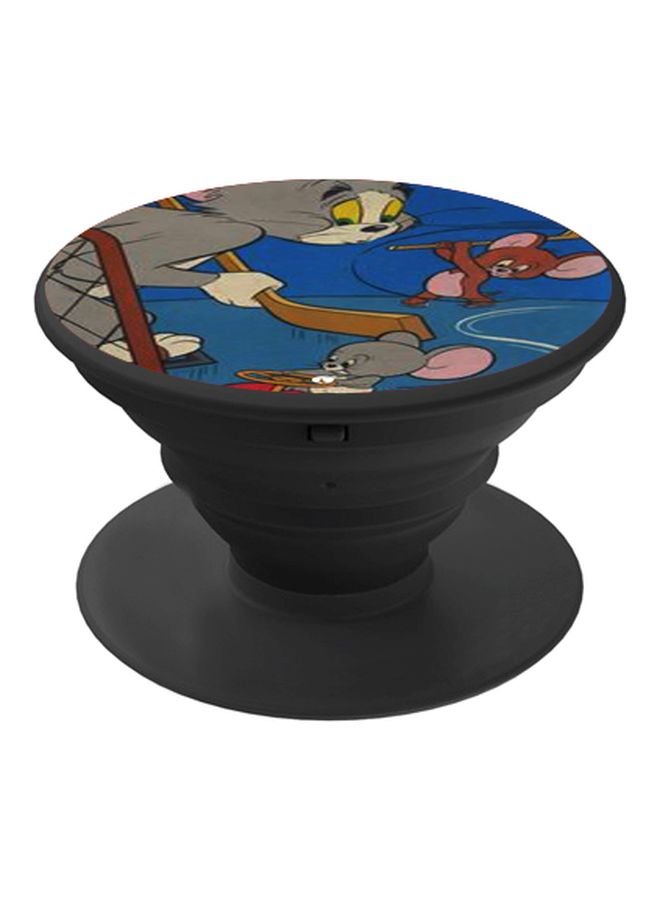 BP Tom And Jerry Printed Pop Socket Phone Holder Blue/Grey/Black - Image 1