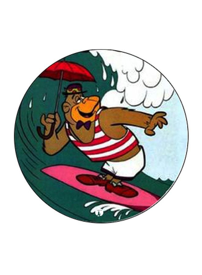 BP Magilla Gorilla Printed Pop Socket Phone Holder Green/Pink/Black - Image 2