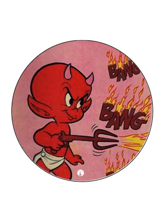 BP Devil Kid Printed Pop Socket Phone Holder Pink/Red/Black - Image 2