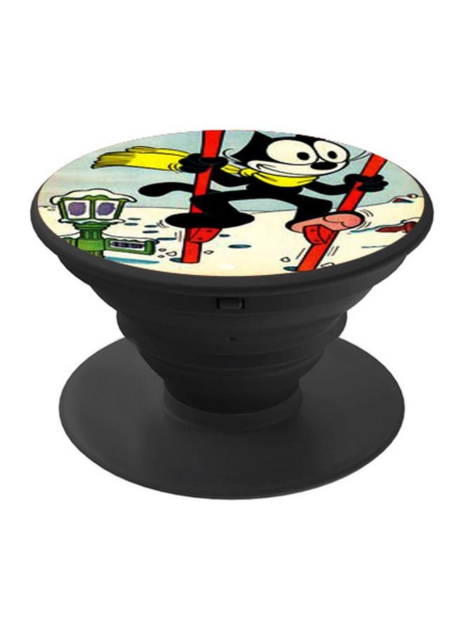 BP Felix The Cat Printed Pop Socket Phone Holder Blue/Yellow/Black - Image 1