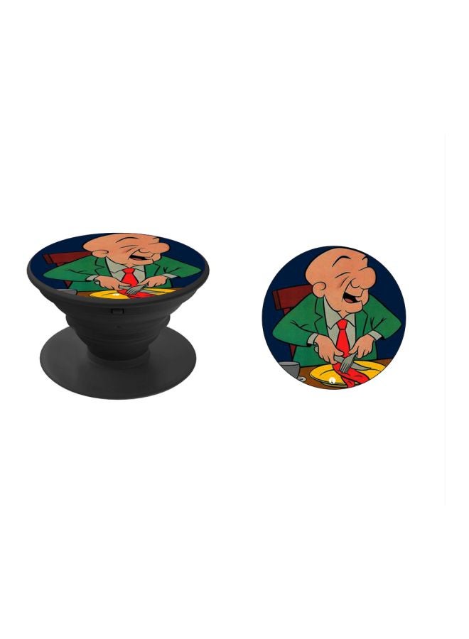 BP Cartoon Character Printed Pop Socket Phone Holder Blue/Green/Black - Image 2