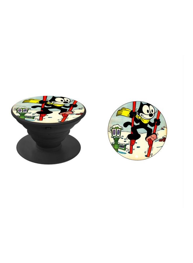 BP Felix The Cat Printed Pop Socket Phone Holder Blue/Yellow/Black - Image 2