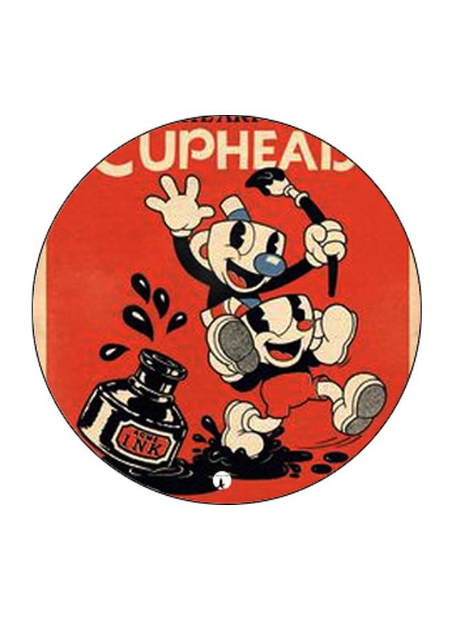 BP Cartoon Printed Pop Socket Phone Holder Red/Black/Beige - Image 2