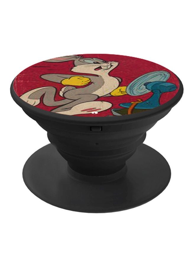 BP Cartoon Printed Pop Socket Phone Holder Red/Blue/Black - Image 1