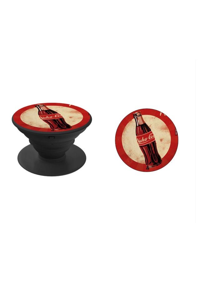 بي بي حامل للهاتف مطبوع عليه كلمة "Nuka Cola" من بوب سوكيت بيج/أحمر/أسود - Image 2