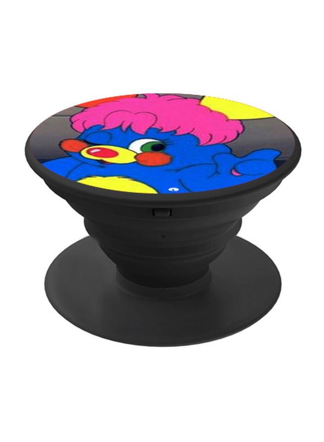 BP Cartoon Printed Pop Socket Phone Holder Blue/Pink/Black - Image 1
