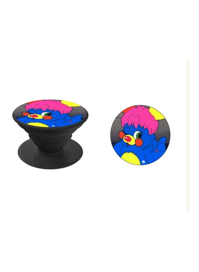 BP Cartoon Printed Pop Socket Phone Holder Blue/Pink/Black - Image 2