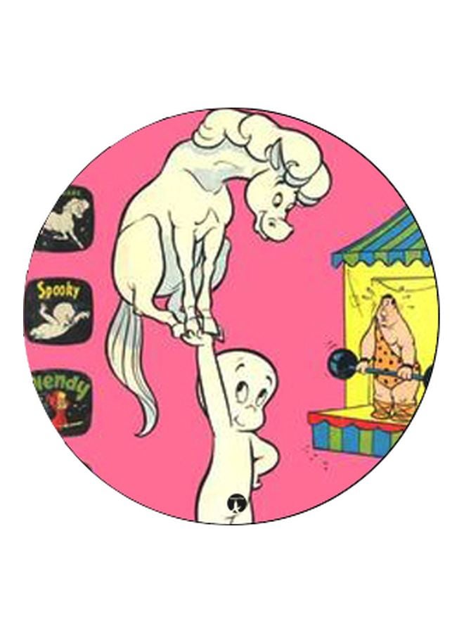 BP Cartoon Printed Pop Socket Phone Holder Pink/Beige/Black - Image 2