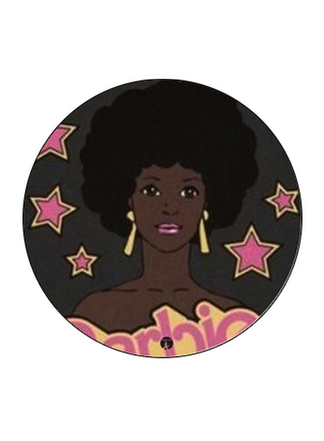 BP Printed Pop Socket Phone Holder Black/Brown/Pink - Image 2