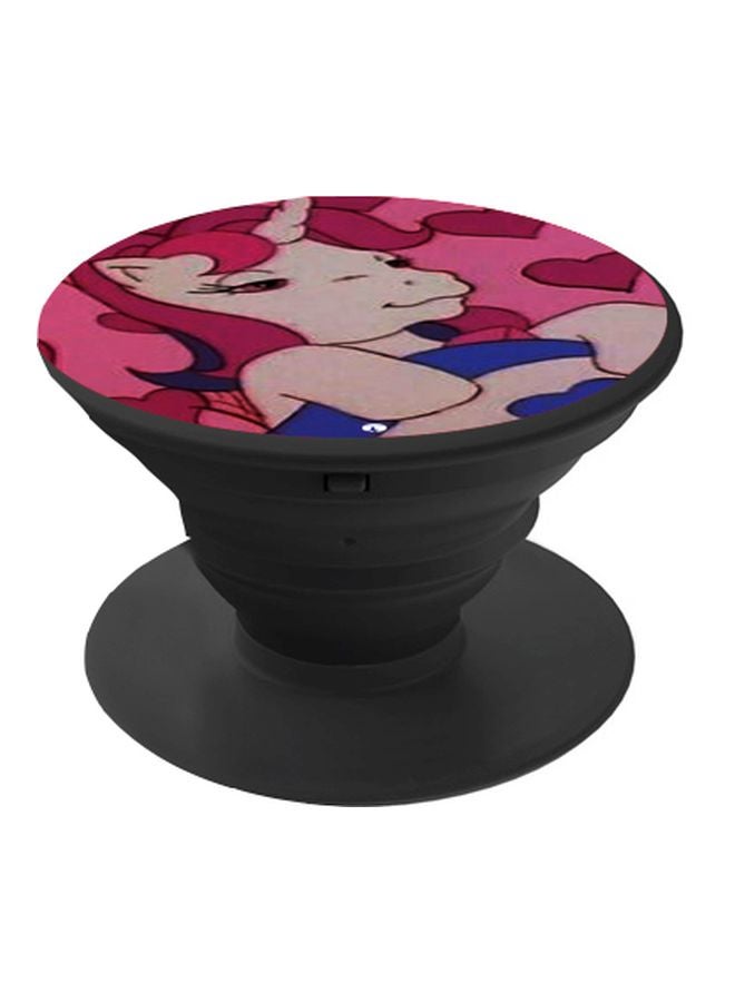 BP Cartoon Printed Pop Socket Phone Holder Pink/Blue/Beige - Image 1