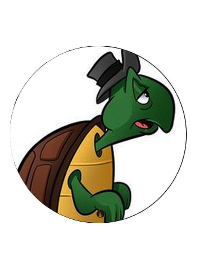 BP Cartoon Printed Pop Socket Phone Holder White/Green/Brown - Image 2