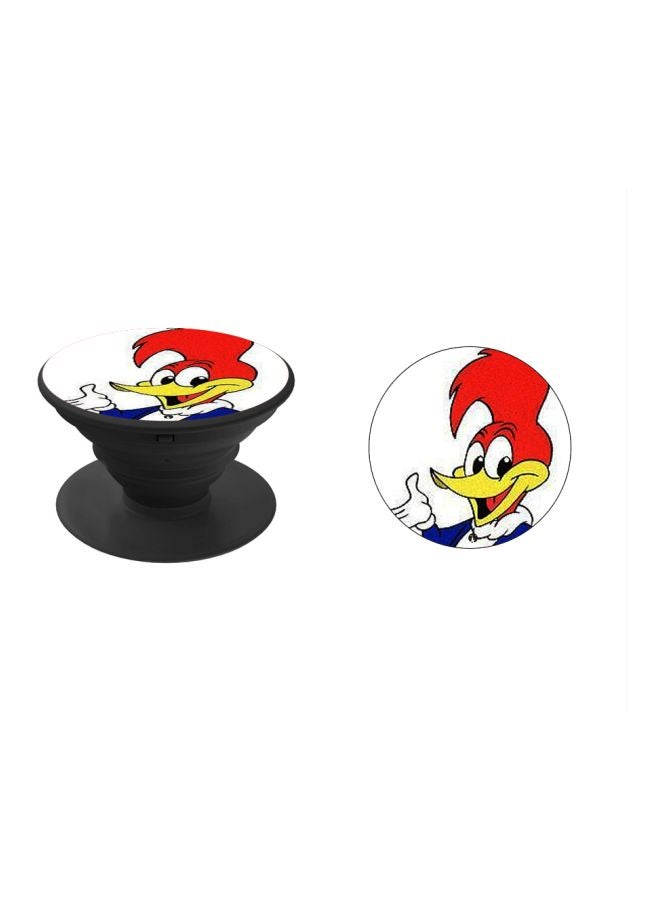 بي بي حامل هاتف على شكل مقبض أصابع منبثق بطبعة رسومات كرتونية متعدد الألوان - Image 2