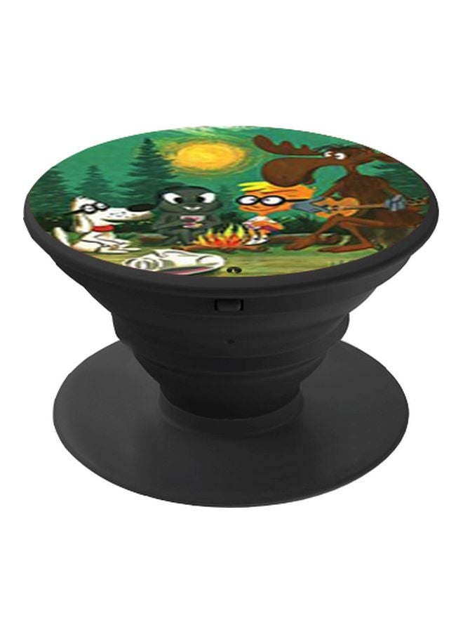 BP Cartoon Printed Pop Socket Phone Holder Multicolour - Image 1