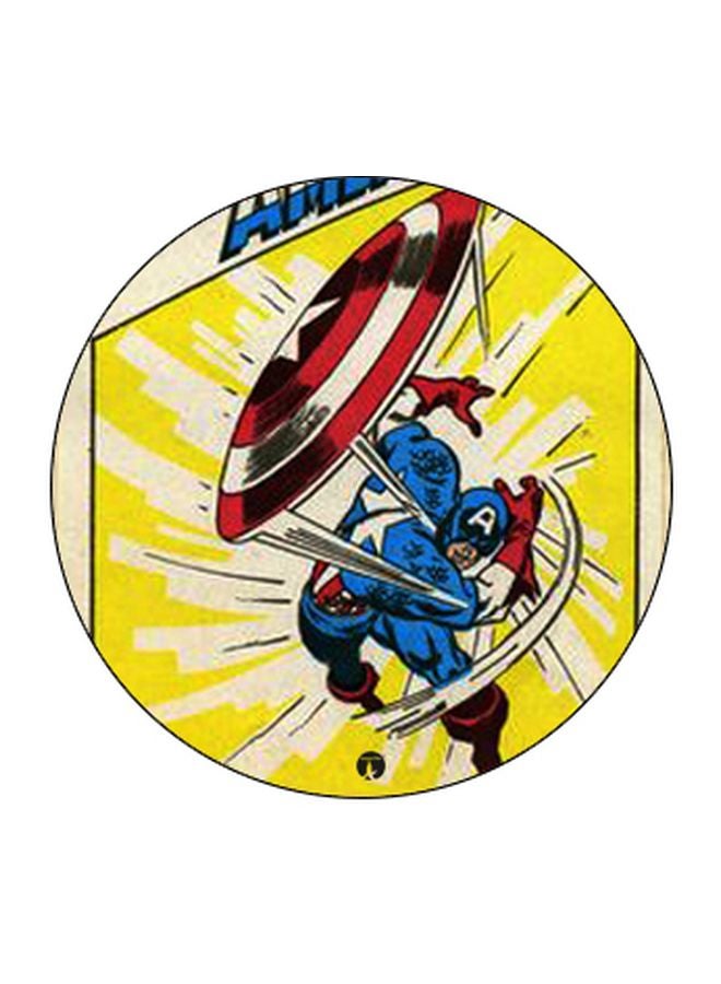 بي بي حامل هاتف على شكل مقبض أصابع منبثق بطبعة رسومات كرتونية أخضر/أصفر/أزرق/أحمر - Image 2