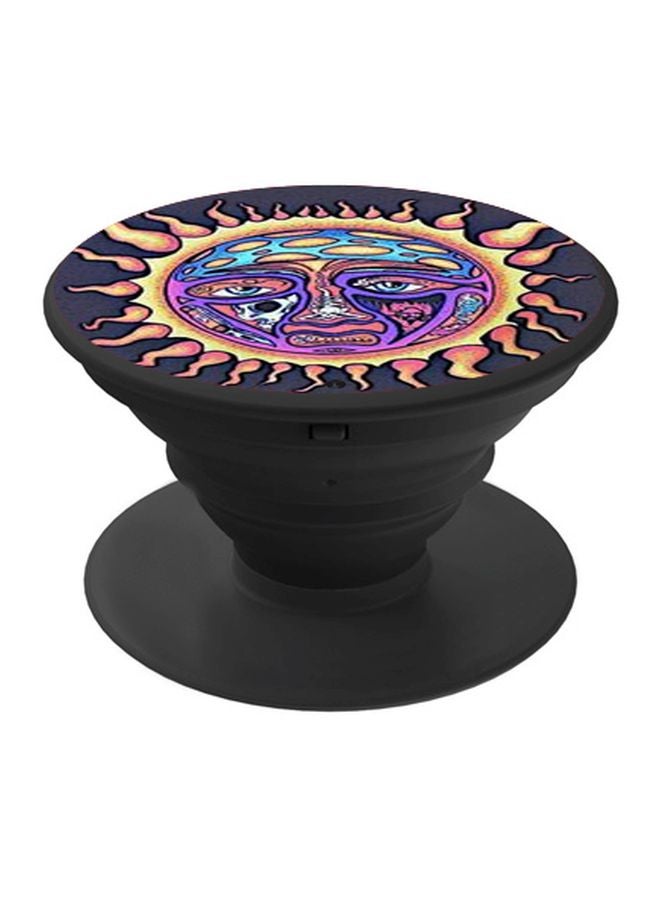 BP Cartoon Character Printed Pop Socket Phone Holder Pink/Yellow/Black - Image 1