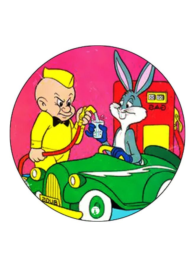 BP Cartoon Printed Pop Socket Phone Holder Black/Pink/Yellow - Image 2