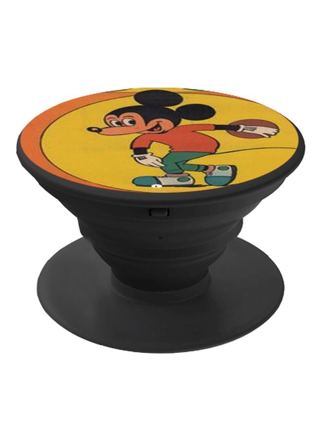 بي بي حامل هاتف بوب سوكيت بطبعة ميكي ماوس أصفر/أخضر/أسود - Image 1