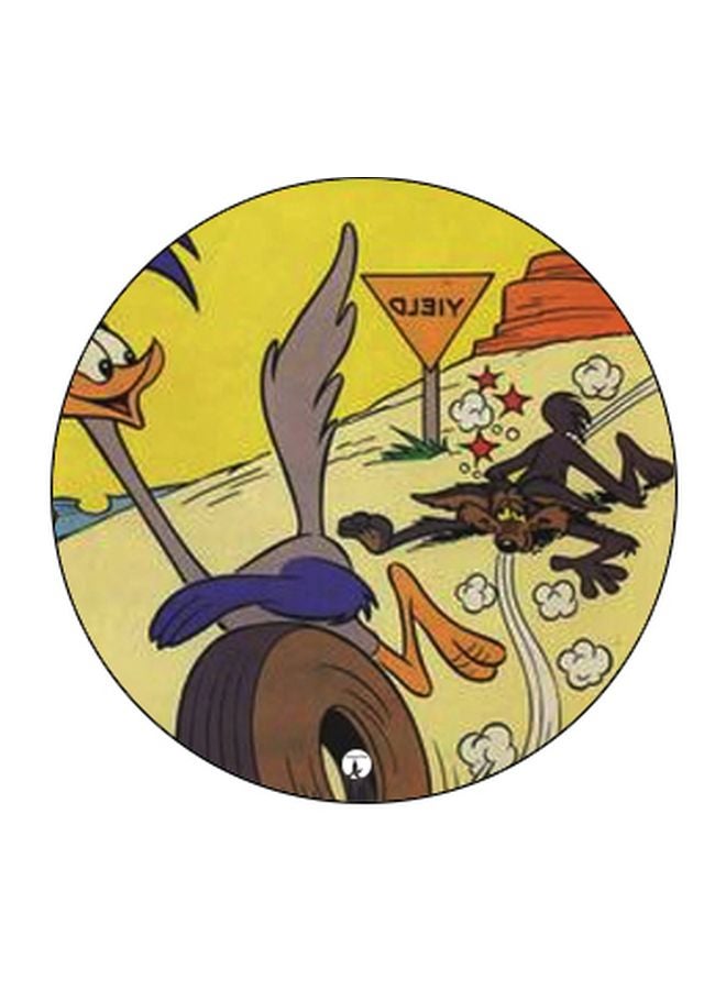 BP Road Runner Printed Pop Socket Phone Holder Yellow/Grey/Black - Image 2