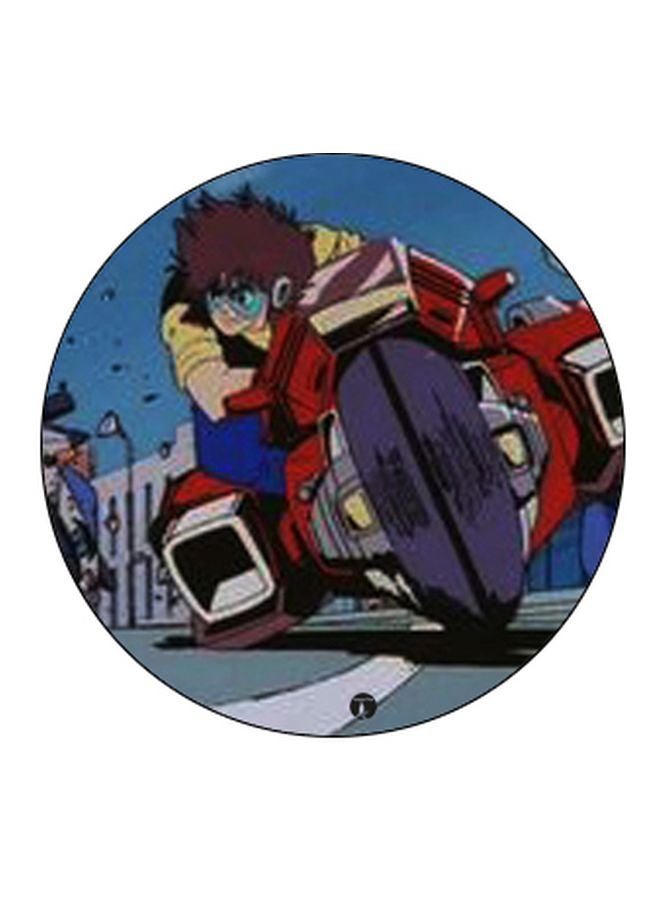 بي بي حامل هاتف على شكل مقبض أصابع منبثق بطبعة رسومات كرتونية أزرق/أحمر/أسود - Image 2