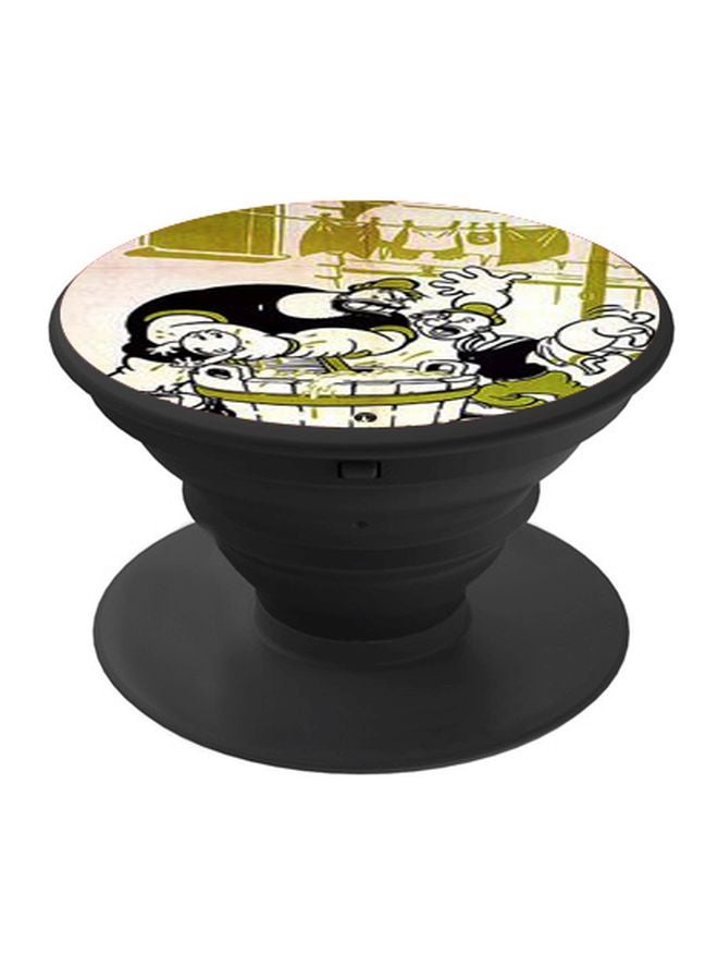 BP Popeye Printed Pop Socket Phone Holder Green/White/Black - Image 1