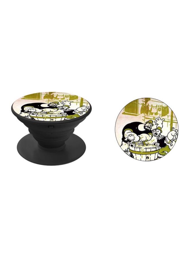 BP Popeye Printed Pop Socket Phone Holder Green/White/Black - Image 2