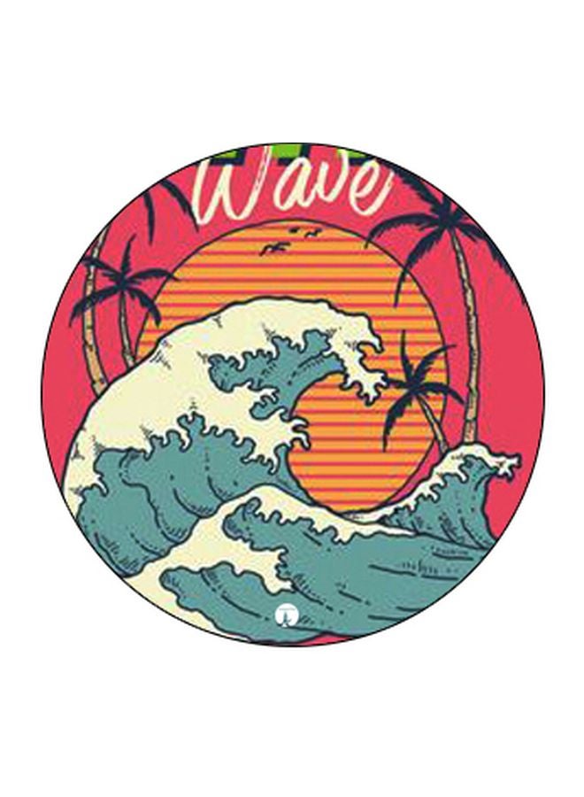 BP Wave Printed Pop Socket Phone Holder Blue/Pink/Black - Image 2