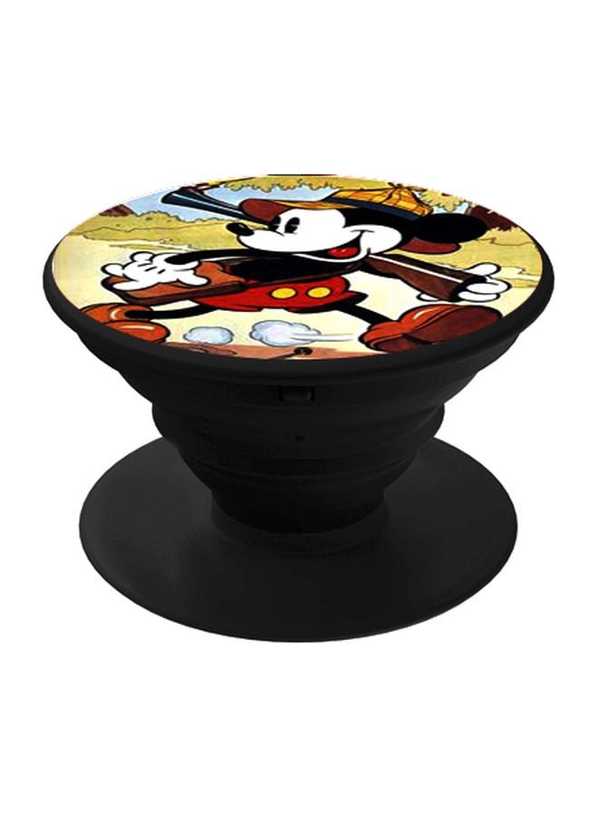 BP Mickey Mouse Printed Pop Socket Phone Holder Red/Green/Black - Image 1