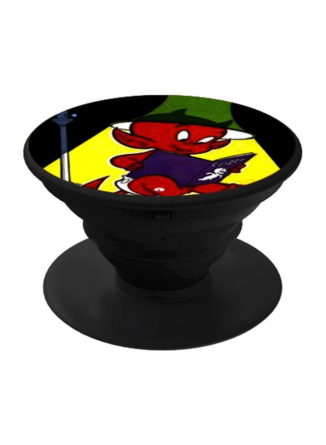 BP Baby Devil Printed Pop Socket Phone Holder Red/Yellow/Black - Image 1