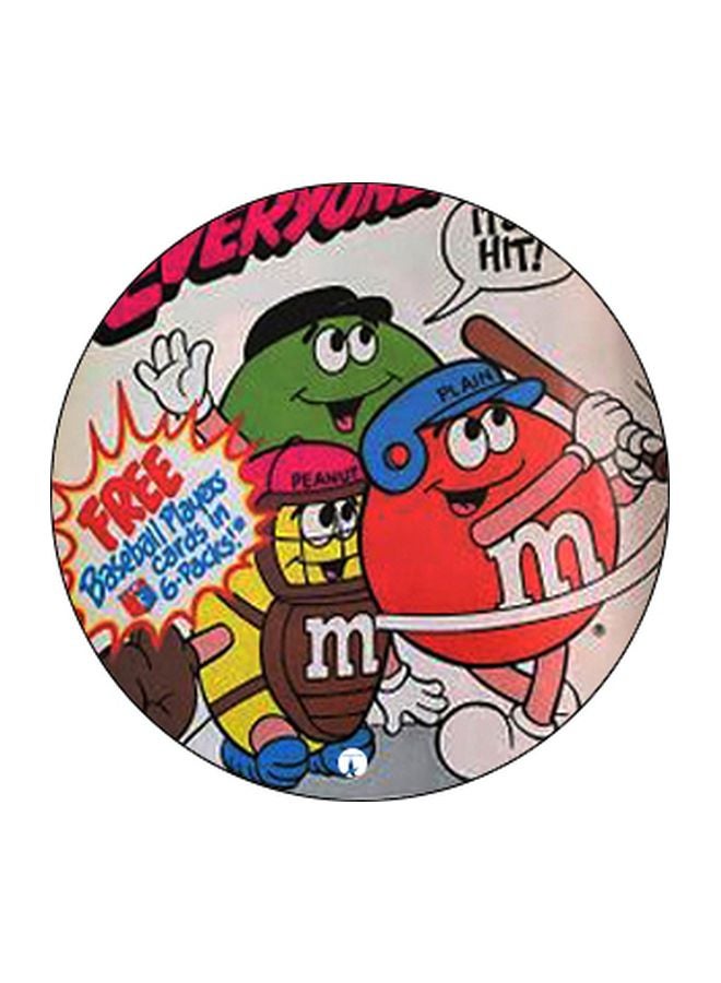 BP - Funny Ball Cartoon Printed Pop Socket Phone Holder Red/Green/Black - Image 1