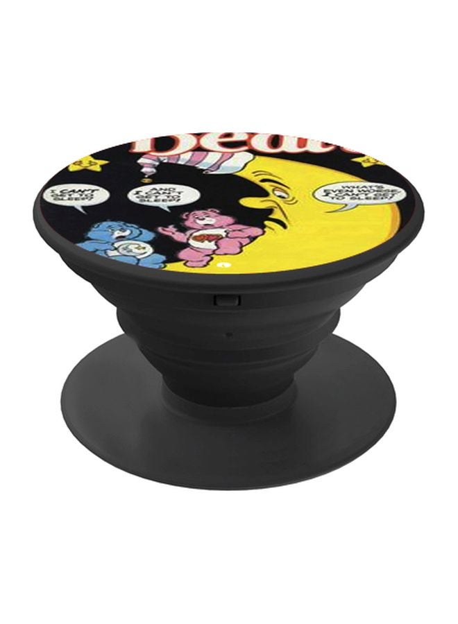 BP Dream Printed Pop Socket Phone Holder Yellow/Pink/Black - Image 1